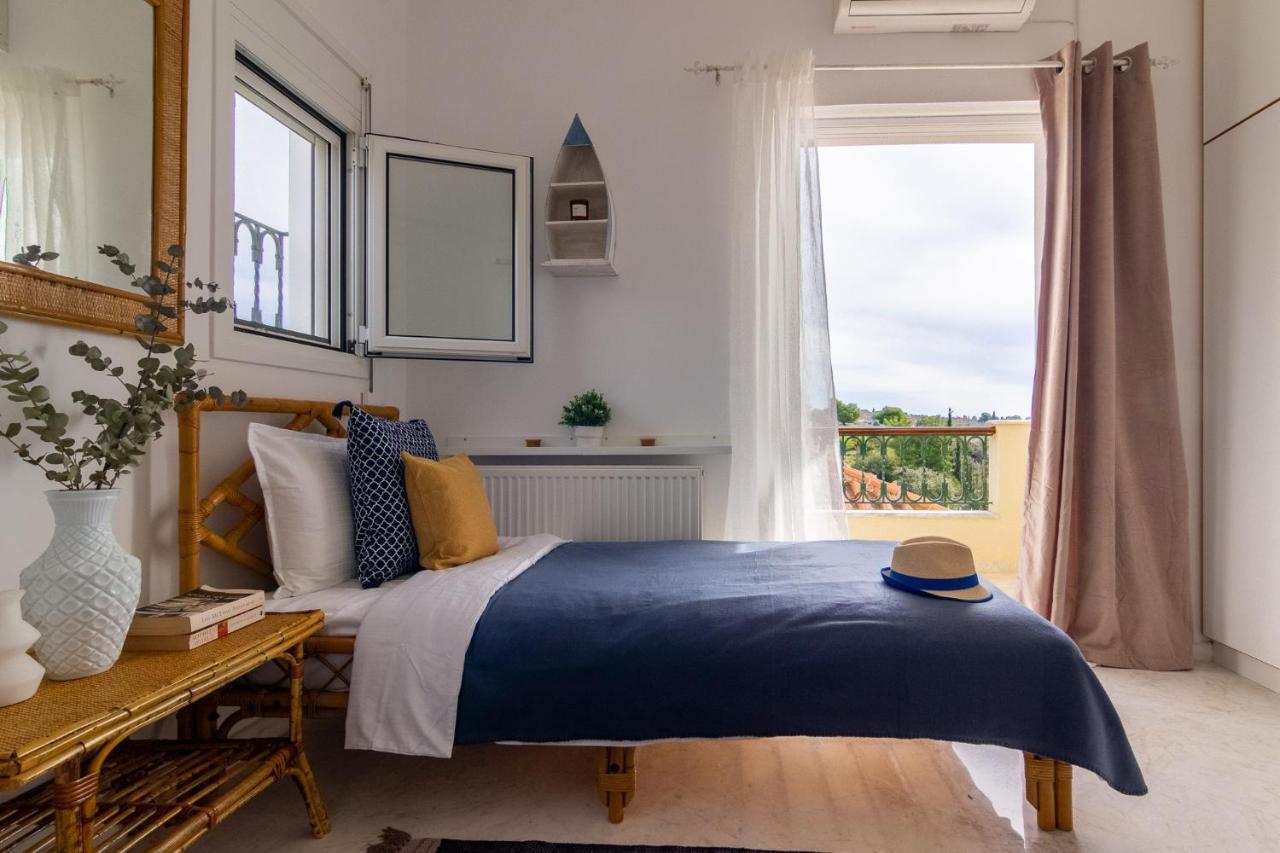 House With Amazing Ocean View And Patio - Pool Villa Porto Heli Exteriör bild